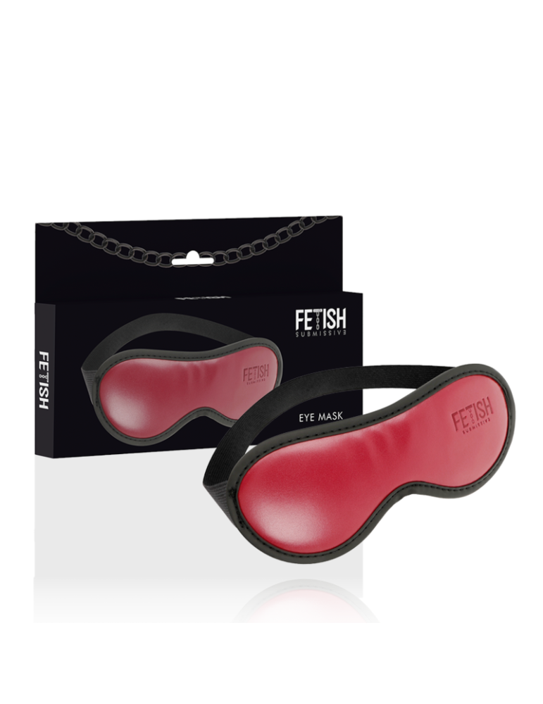 masque en cuir vegan de chambre noire fétiche soumis ii