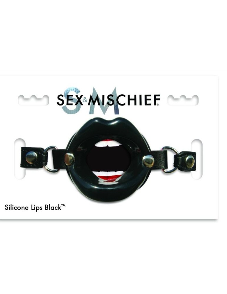 bâillon à lèvres en silicone sex & mischief_2
