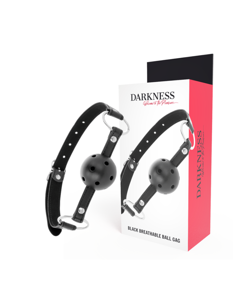 obscurité respirant gag noir