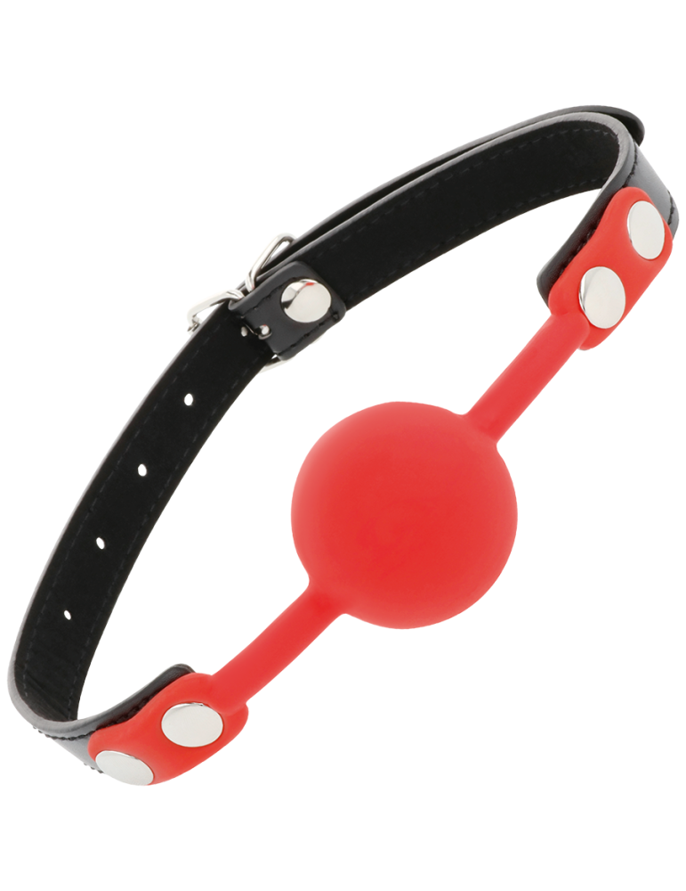 noir silicone bâillon rouge_2