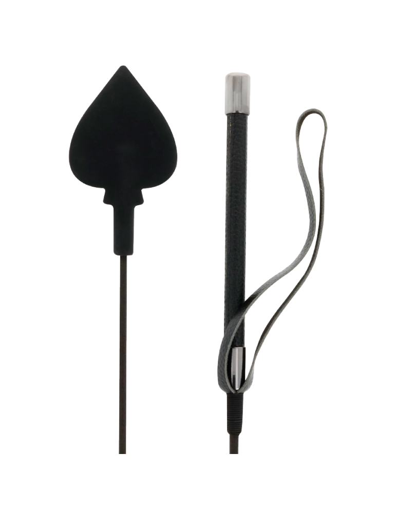 fouet en silicone noir obscurité 60cm