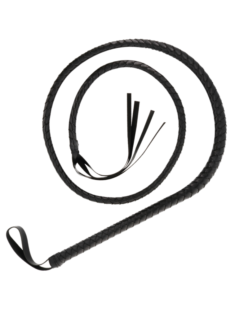 noir bondage fouet 210cm