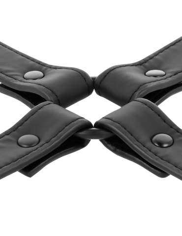 fétiche soumis union menottes cuir végétalien_4