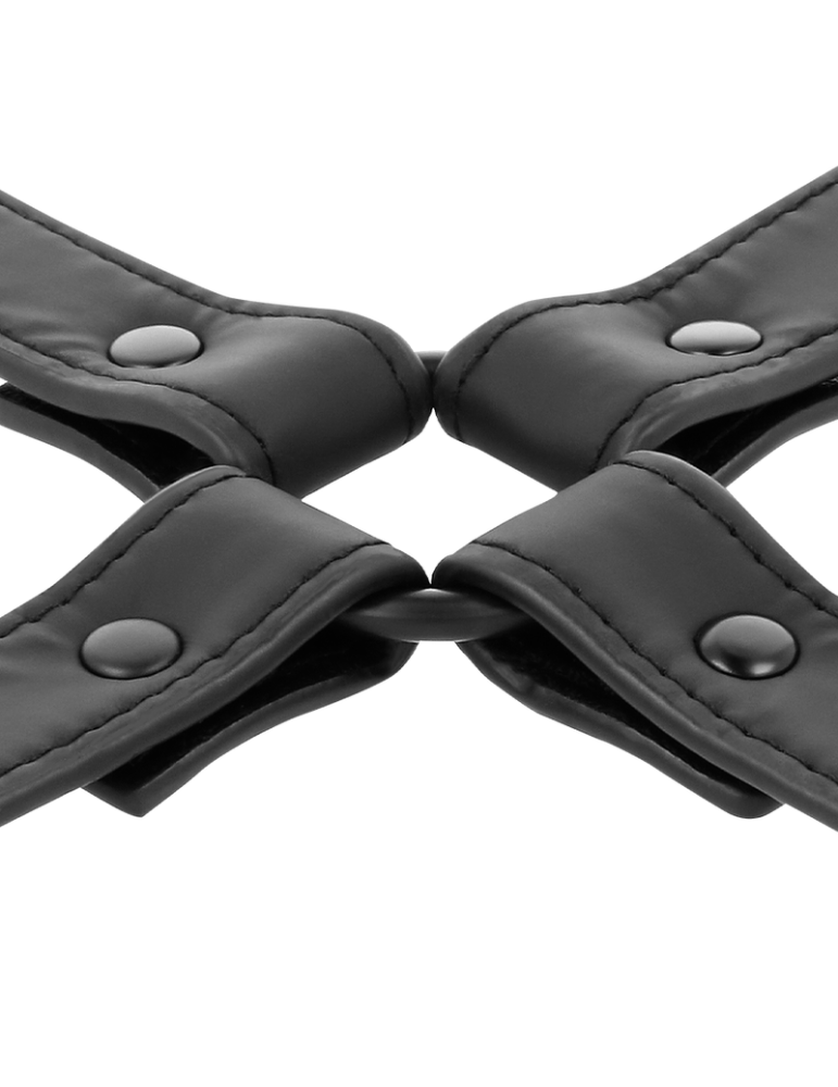 fétiche soumis union menottes cuir végétalien_4