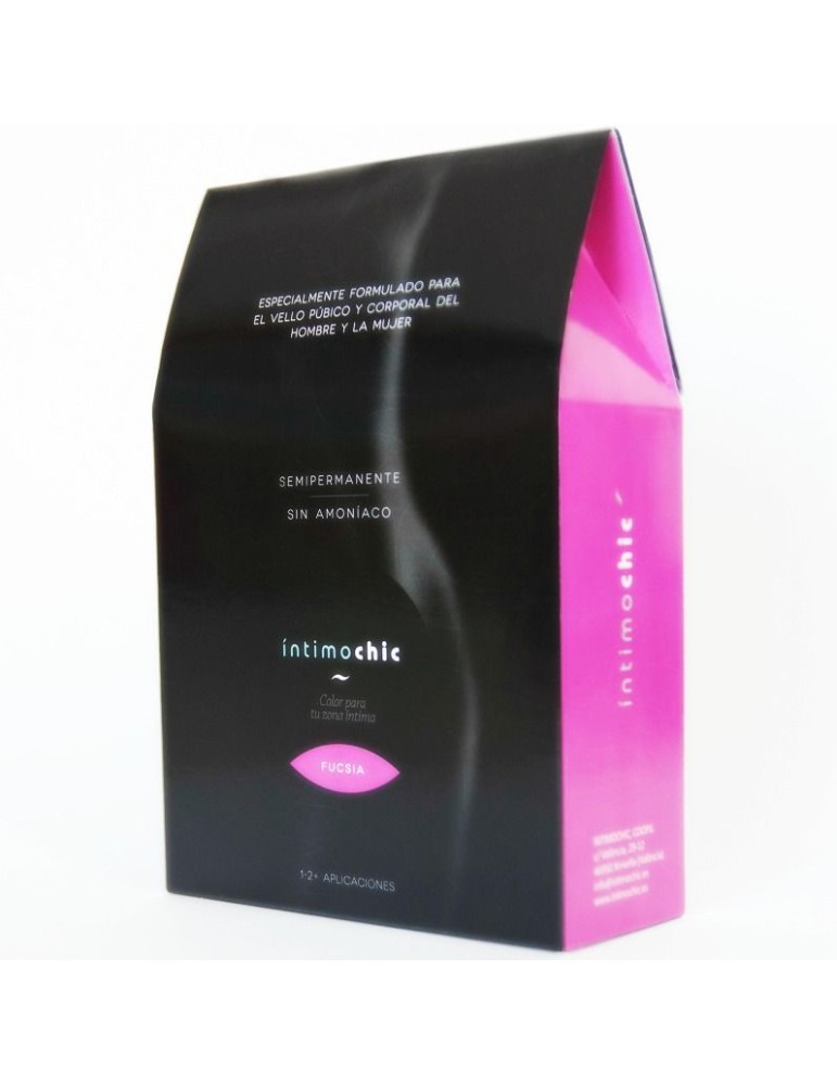 teinture capillaire intimochique pour poils pubiens et corporels / fuchsia