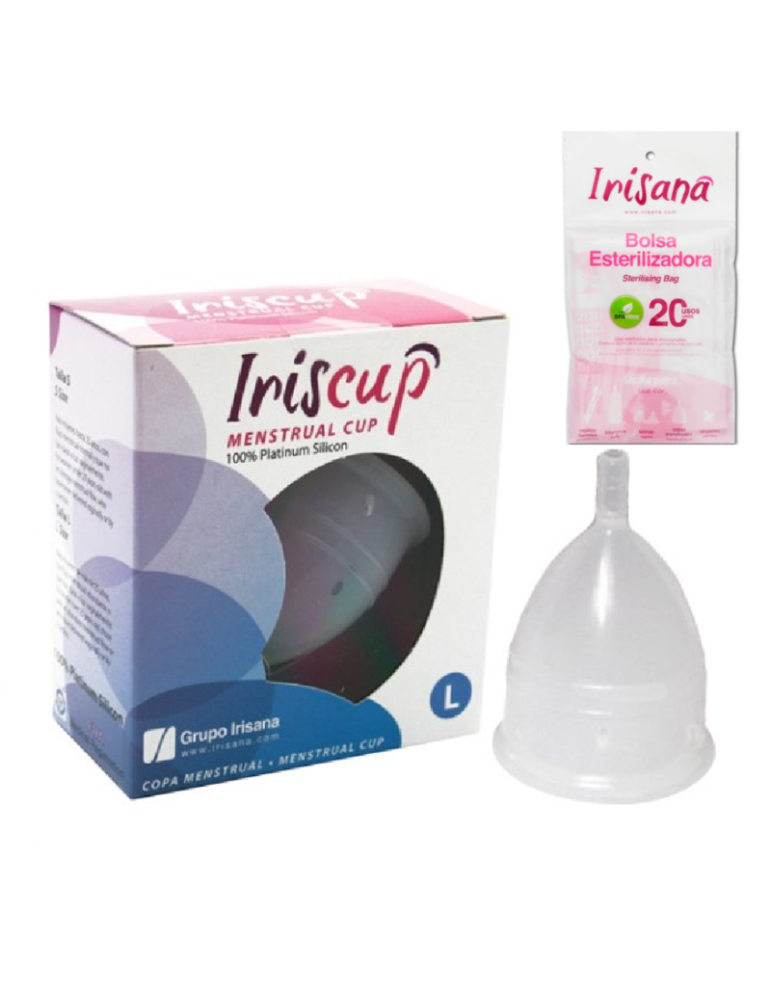 coupe menstruelle iriscup grande rose