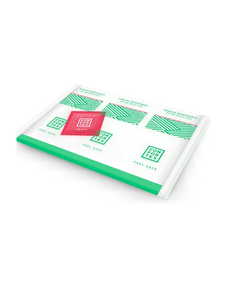 draps hygiéniques jetables confortex individuel + préservatif fraise_2