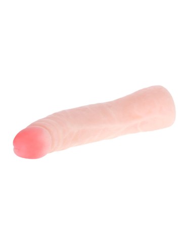 gode ​​réaliste en silicone au toucher de la peau de 19 cm_3