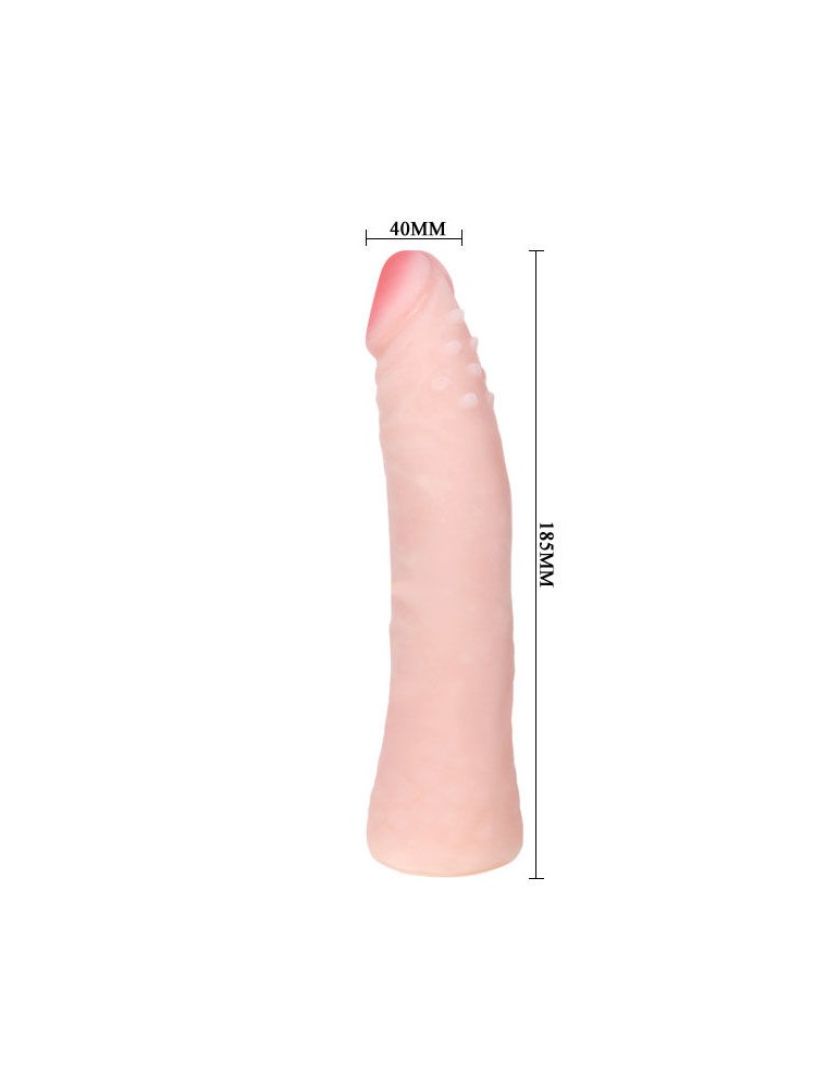 gode ​​réaliste en silicone au toucher de la peau de 19 cm_5
