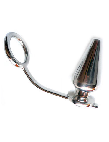 anneau en acier dur avec plug anal 45 x 50 mm_3