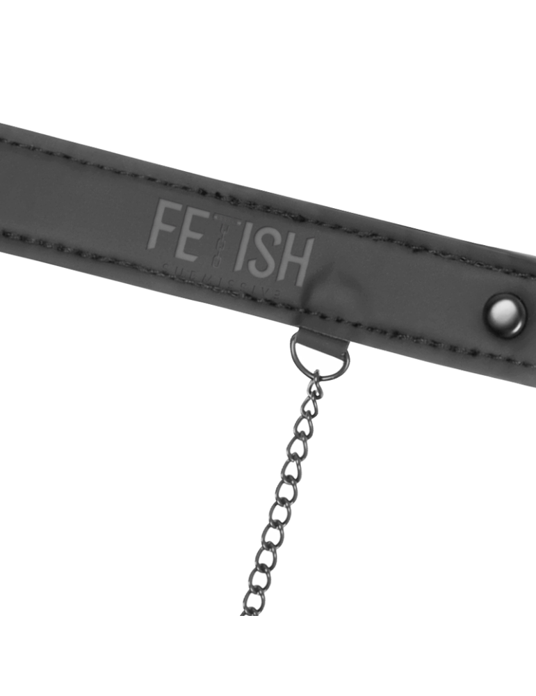 collier de soumission fétiche avec pinces à seins_3