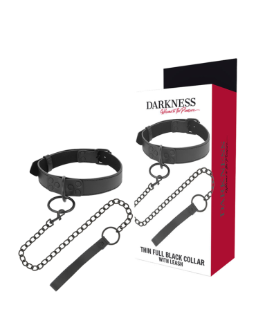 collier chaîne noire obscurité