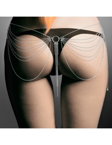 magnifique bijou chaîne de taille en métal argenté_3