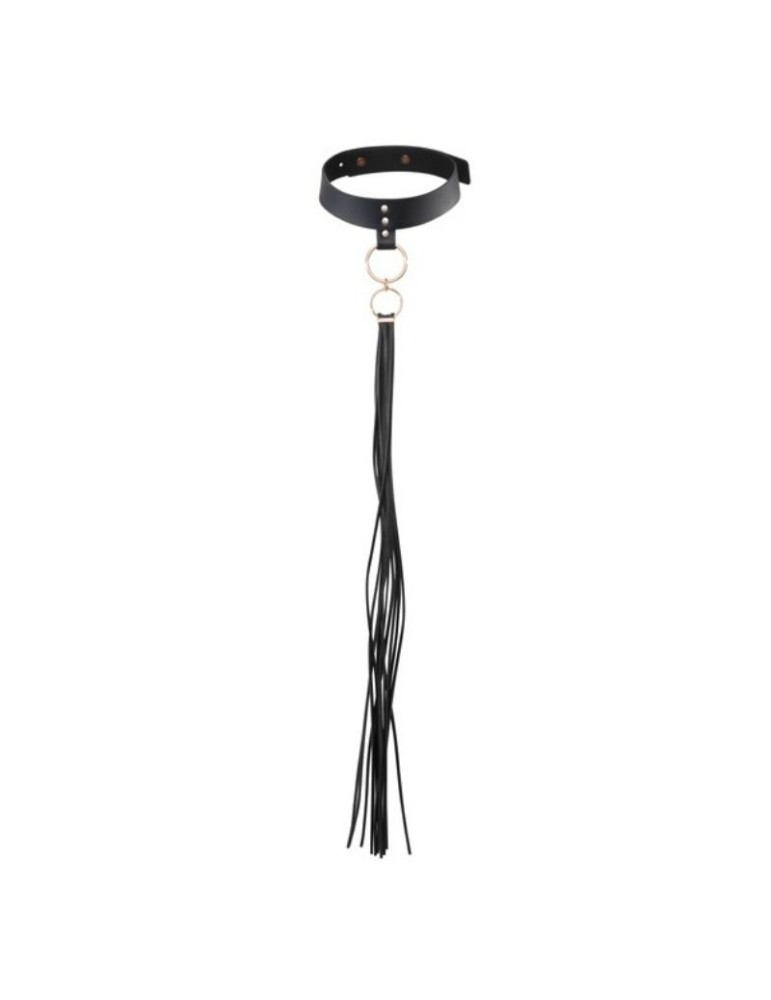 bijoux indiscrets maze collier frangé noir