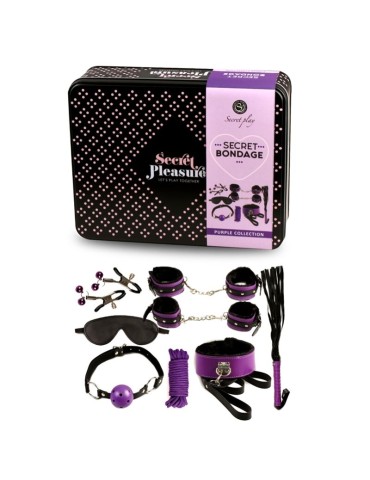 jeu secret bdsm set 8pcs lilas / noir
