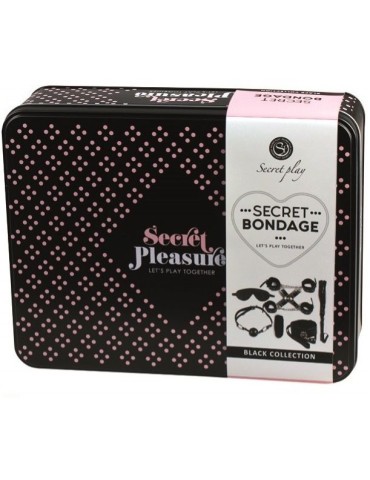 jeu secret bdsm ensemble 8pcs noir
