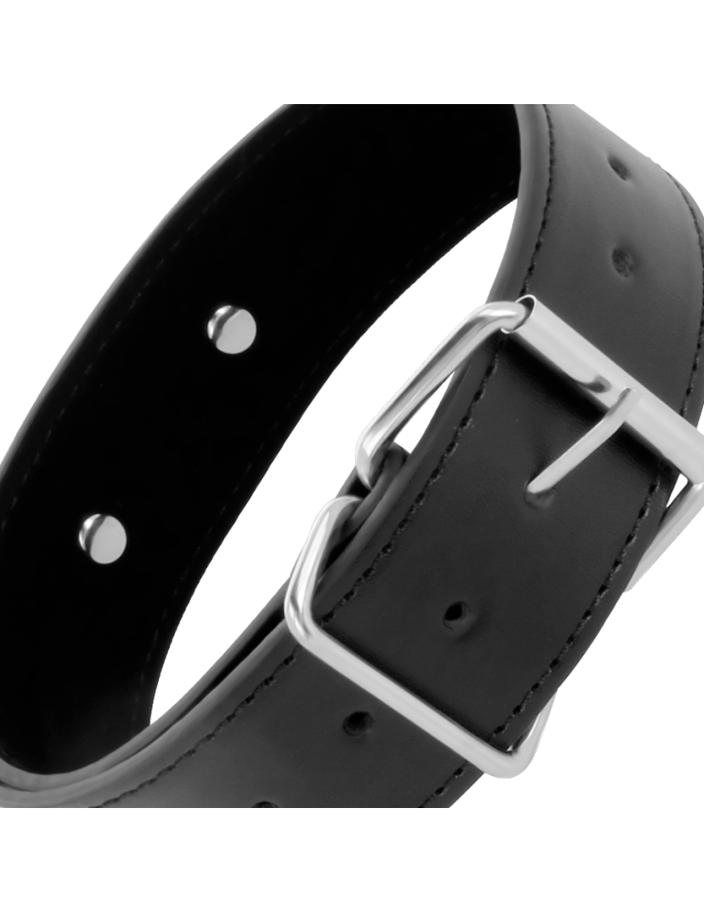 collier de posture d'obscurité avec chaîne en cuir_3