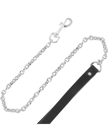 collier en cuir noir avec bracelet de haute qualité_3
