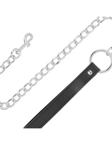 collier à chaîne en cuir souple obscurité_3