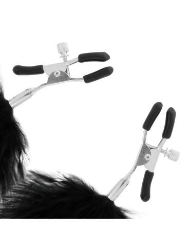 pinces à tétons obscurité avec pompons_3