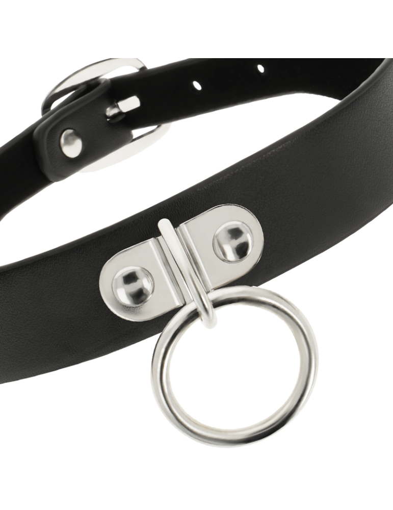 collier coquette accessoire en cuir vegan femme fétiche_4