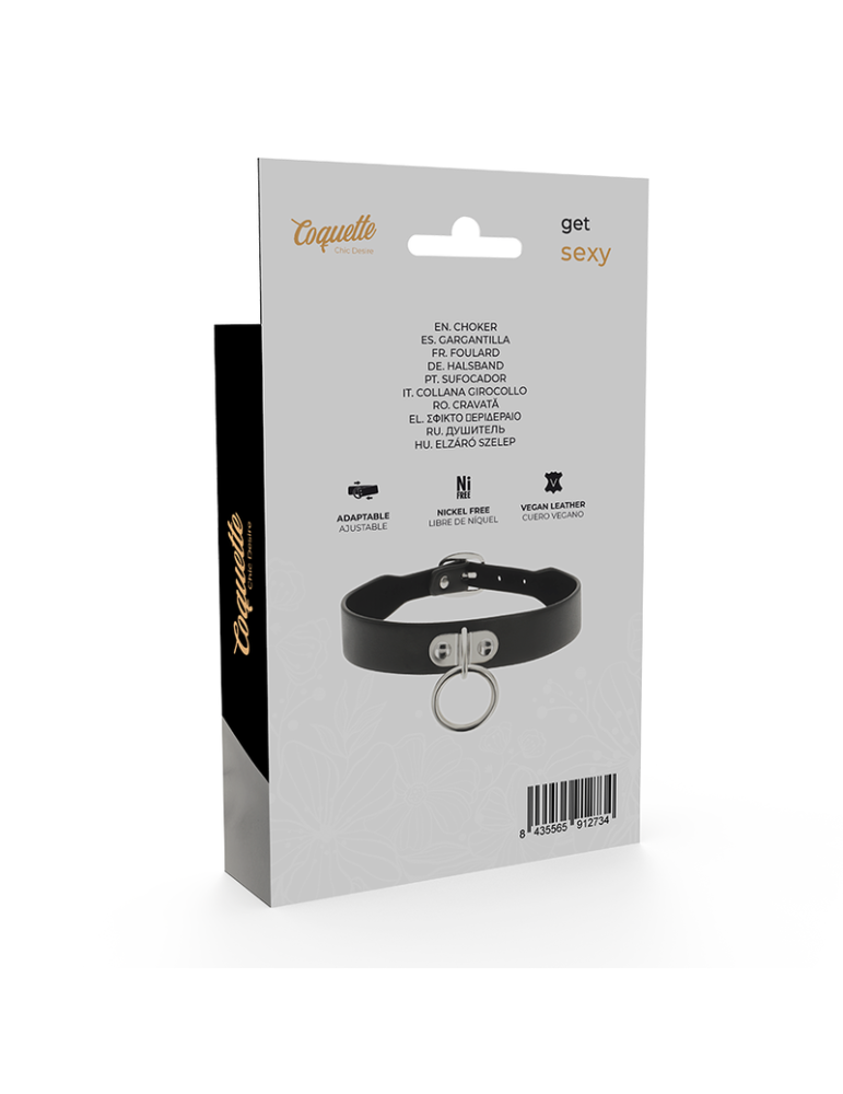 collier coquette accessoire en cuir vegan femme fétiche_6