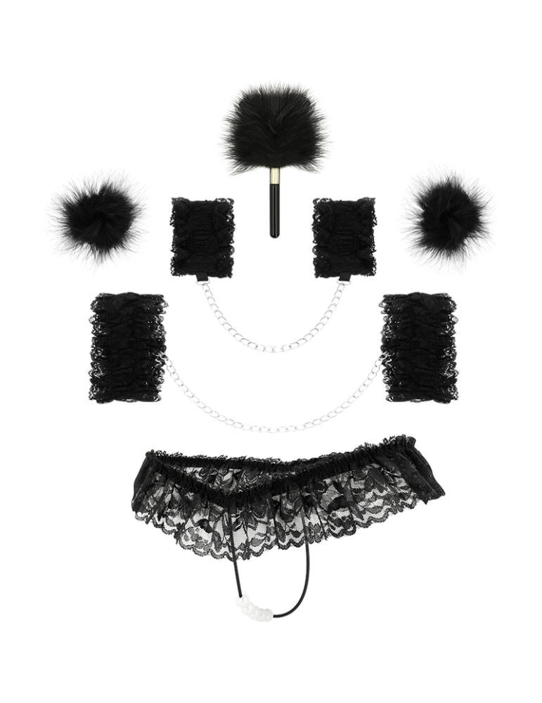 coquette lace accessoires bondage set deluxe_2