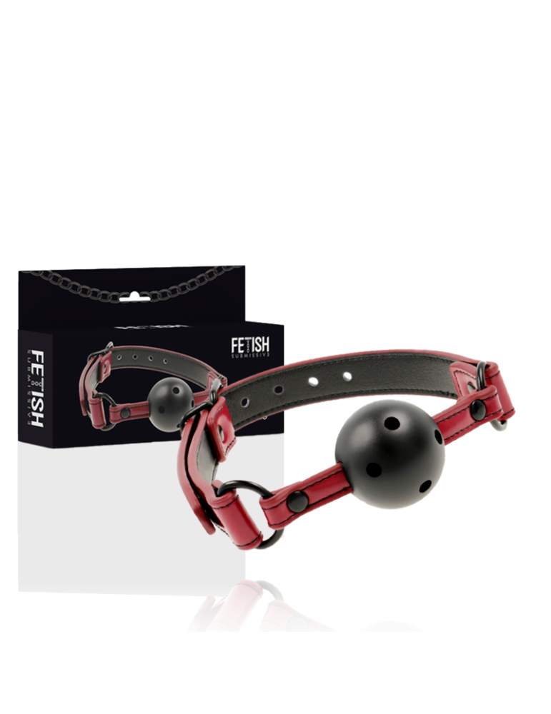 fétiche soumis chambre noire respirant bâillon