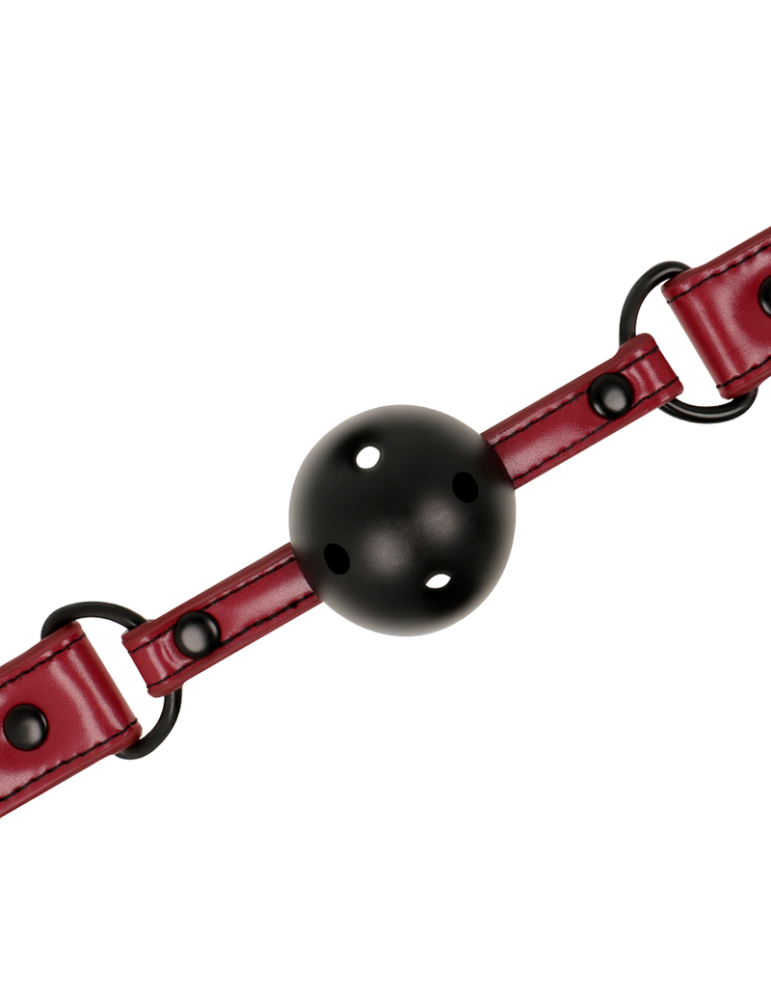 fétiche soumis chambre noire respirant bâillon_3