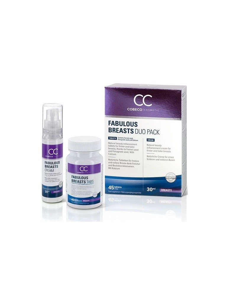 cobeco fabuleux sein duo élargissement mammaire 45cap + 30ml