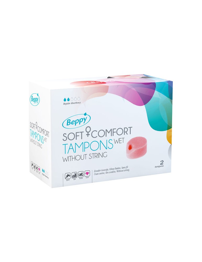 tampons lubrifiés beppy 2 pcs