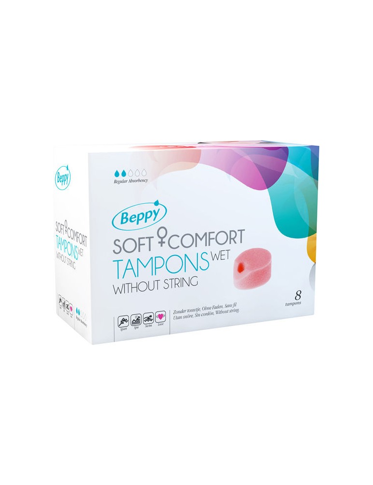 tampons lubrifiés beppy 8 pcs