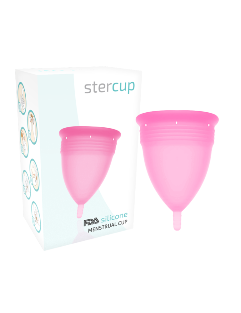 coupe menstruelle stercup fda silicone taille l rose