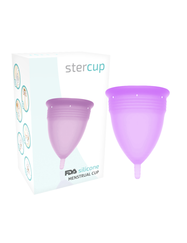 coupe menstruelle stercup fda silicone taille l lilas
