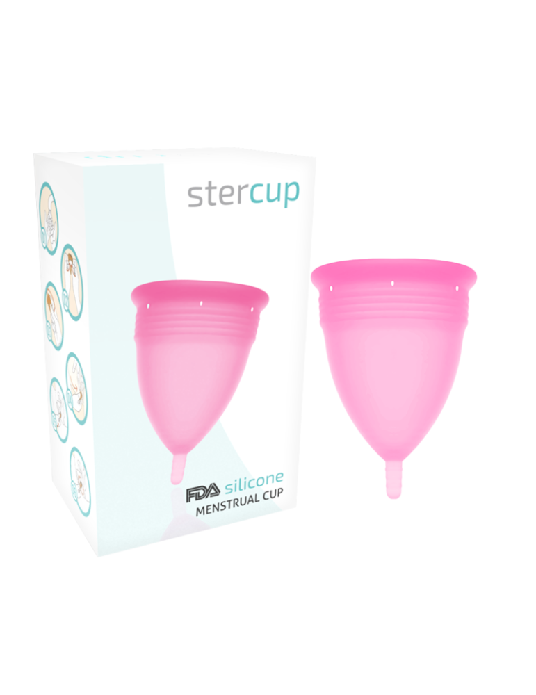 coupe menstruelle stercup silicone fda taille s rose