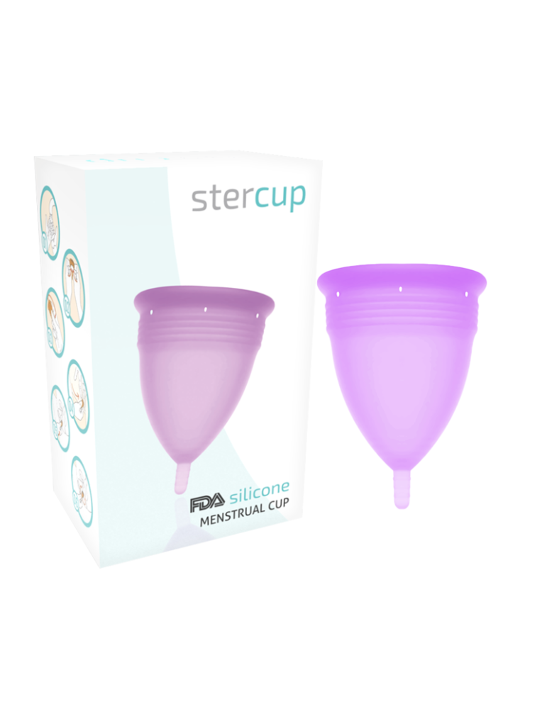 coupe menstruelle stercup fda silicone taille s lilas