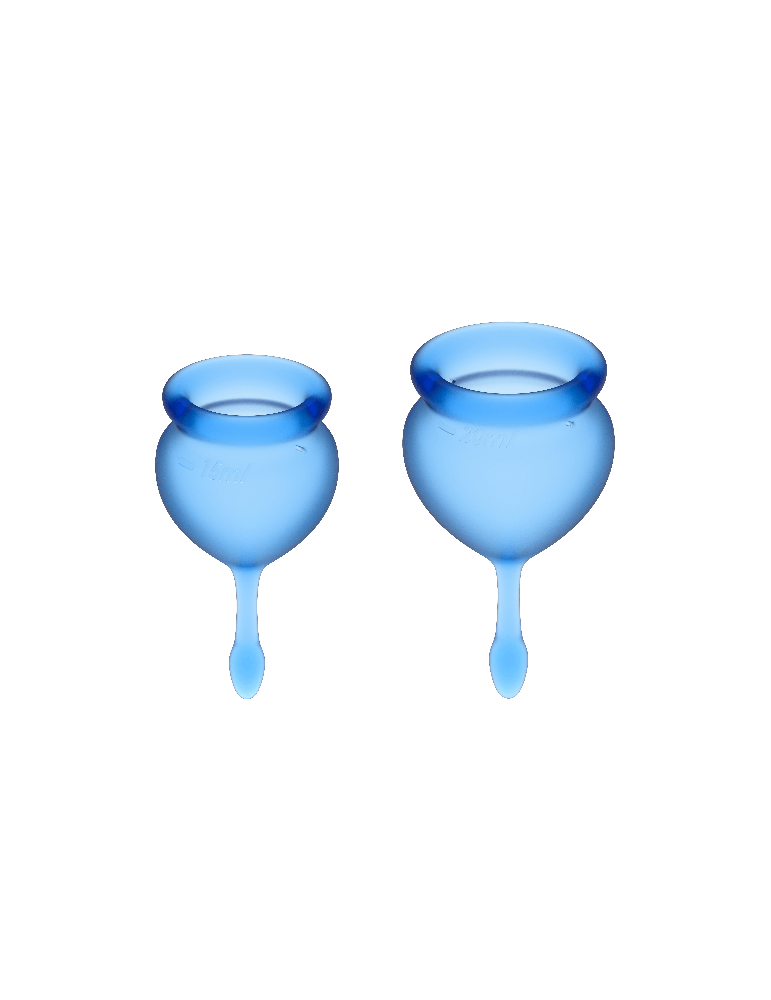 satisfyer feel good kit coupe menstruelle bleu intense 15 + 20ml