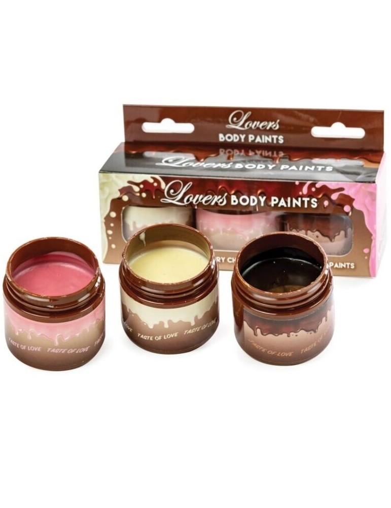 peinture pour le corps spencer et fleetwood chocolat 3 x 60 gr