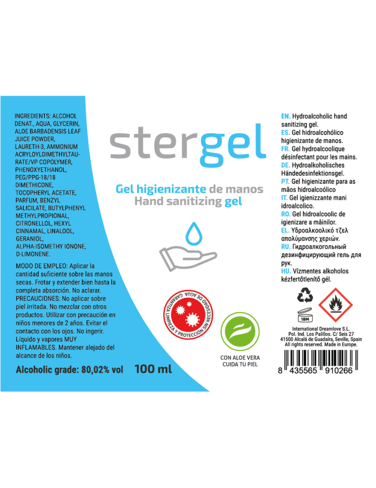 désinfectant hydroalcoolique stergel covid-19 100ml_3