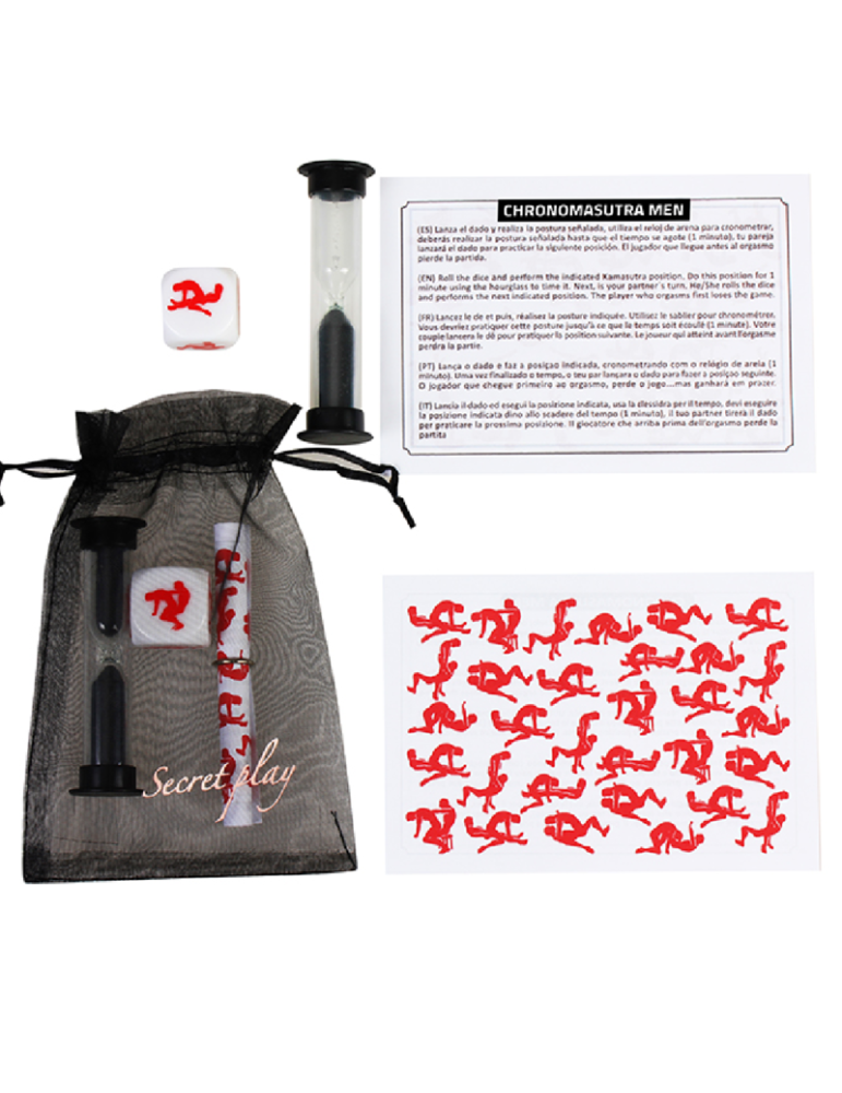 kit de jeu gay secretplay chronomasutra es / en / it / pt / fr