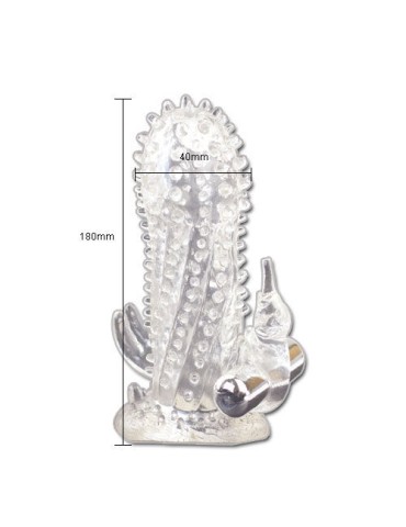 Ly-dance brave extension pénis vibromasseur lapin