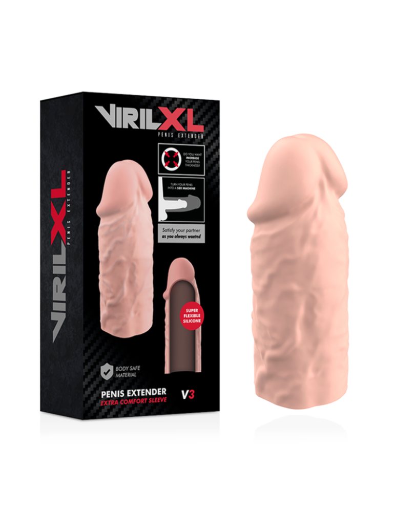 extension de pénis v3 en silicone naturel virilxl