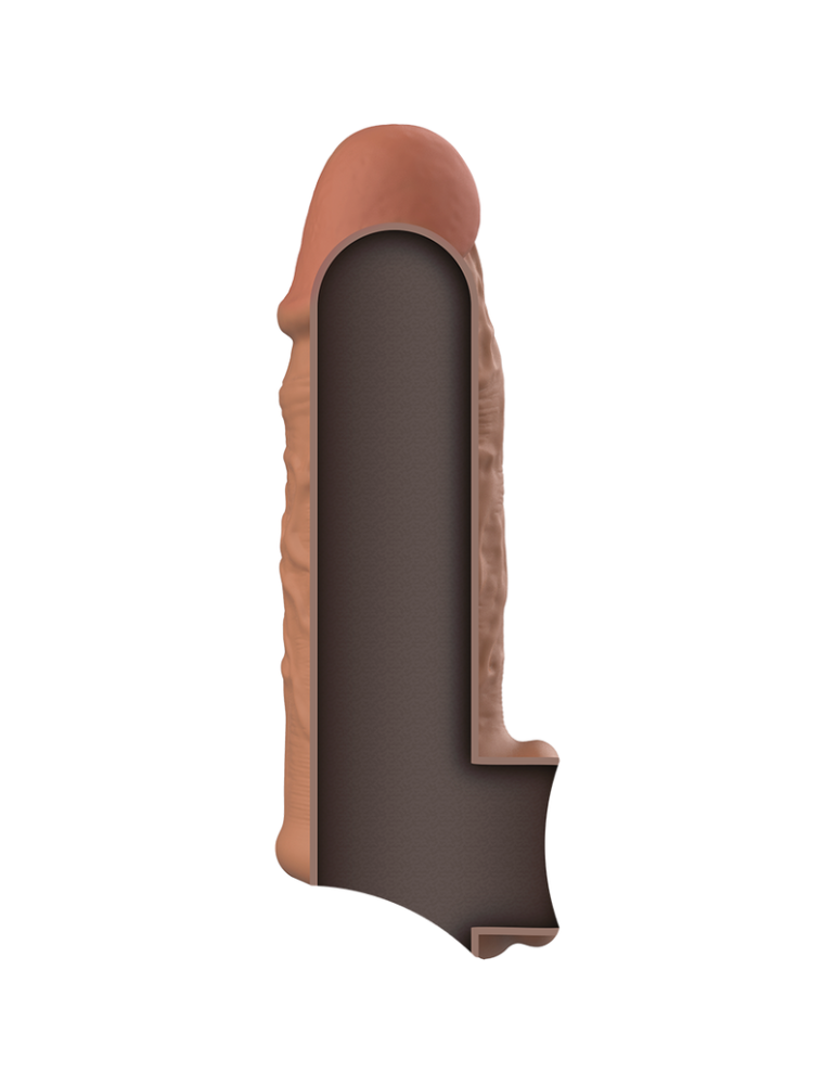 extension de pénis en silicone virilxl v7 marron_3