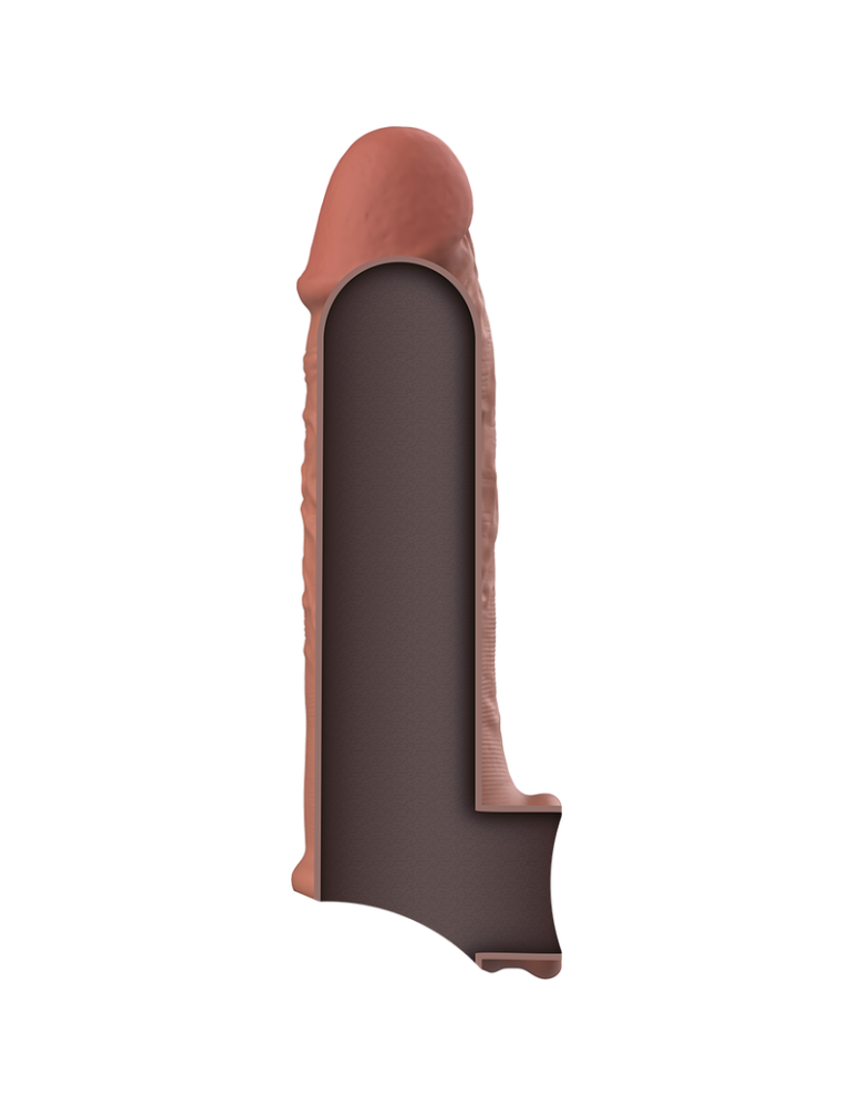 extension de pénis virilxl silicone v9 marron_3