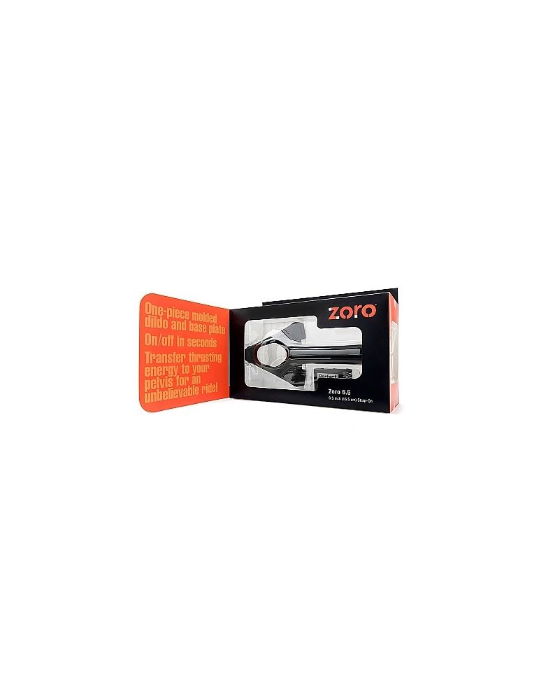 pénis en silicone zoro ajustement parfait 16,5 cm avec harnais noir