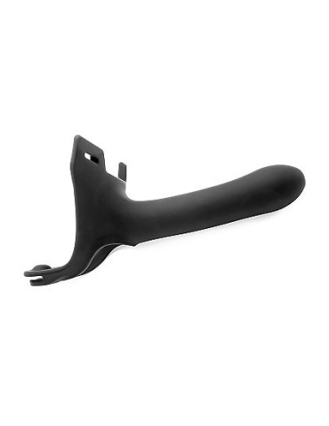 pénis en silicone zoro ajustement parfait 16,5 cm avec harnais noir_4