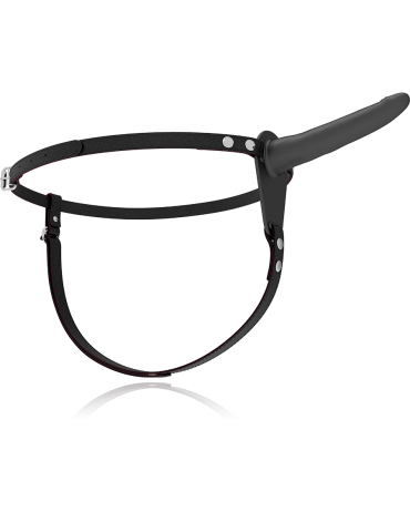 harnais en silicone noir soumis fétiche 15cm_3