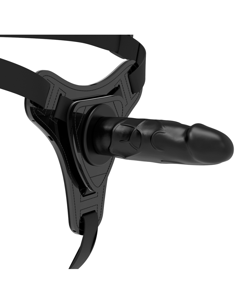 harnais en silicone noir soumis fétiche réaliste 16cm_3