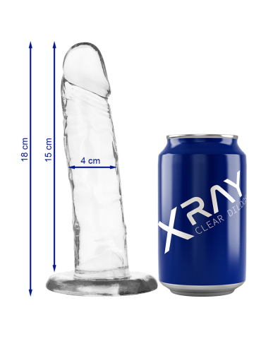 harnais xray + gode transparent 18cm x 4cm_5