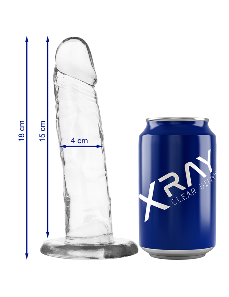 harnais xray + gode transparent 18cm x 4cm_5